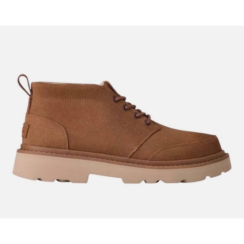 UGG Mens Chukka Lug Chestnut Suede Lace Up Boots 1171113 Size 9 NWB No Lid